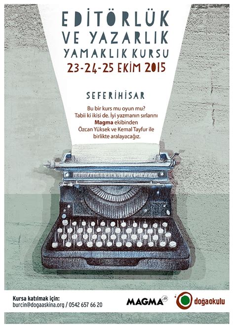 Yaratıcı Yazarlık ve Editörlük Kursları